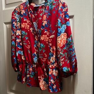 New York and company mid drift blouse